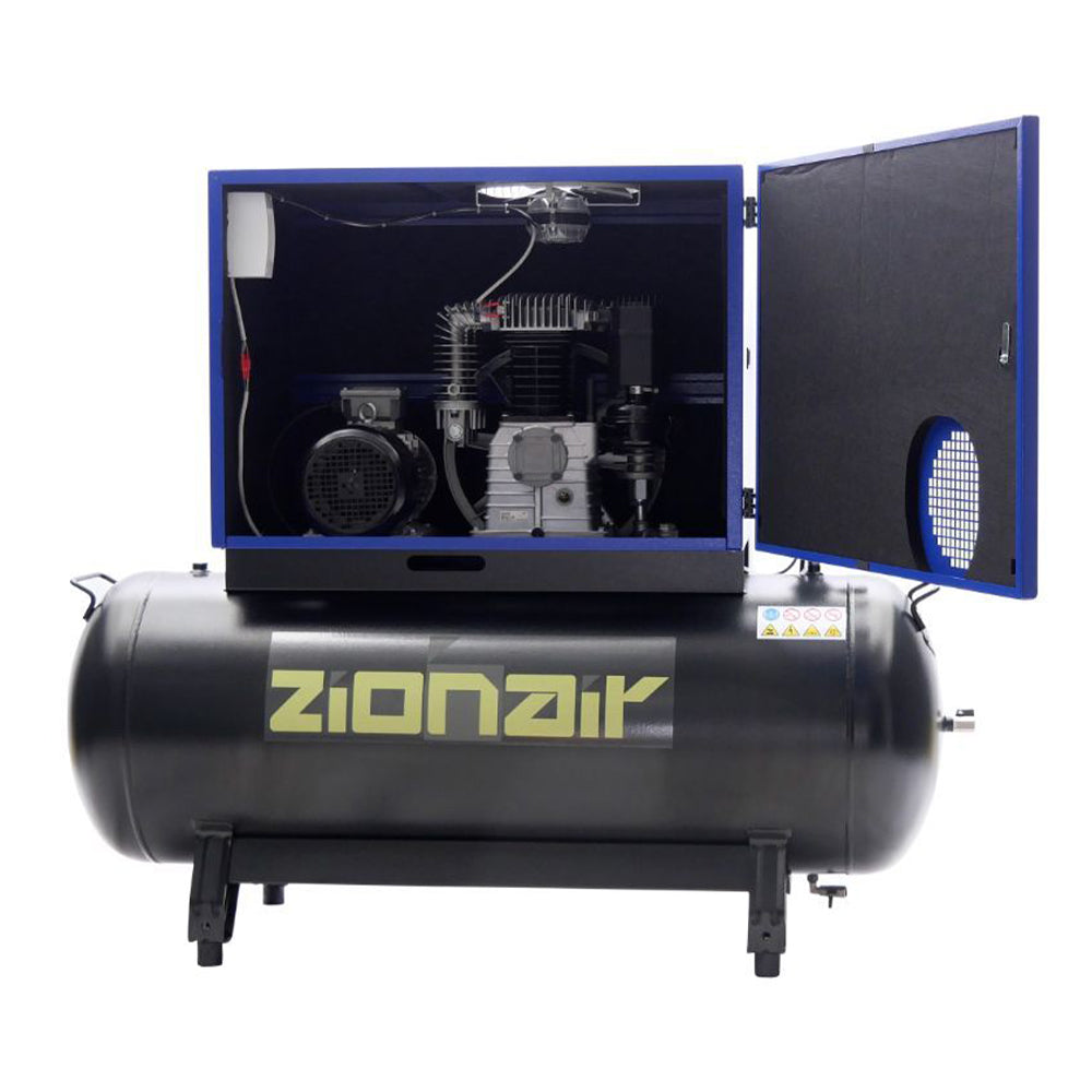 Безшумен компресор 4KW 11 bar 270L 400V zionair