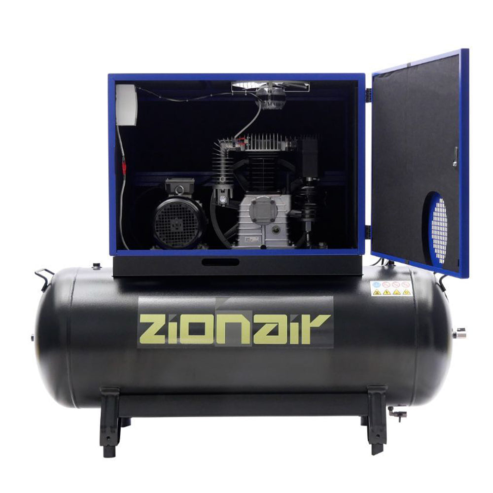 Безшумен компресор 4KW 11 bar 270L 400V zionair