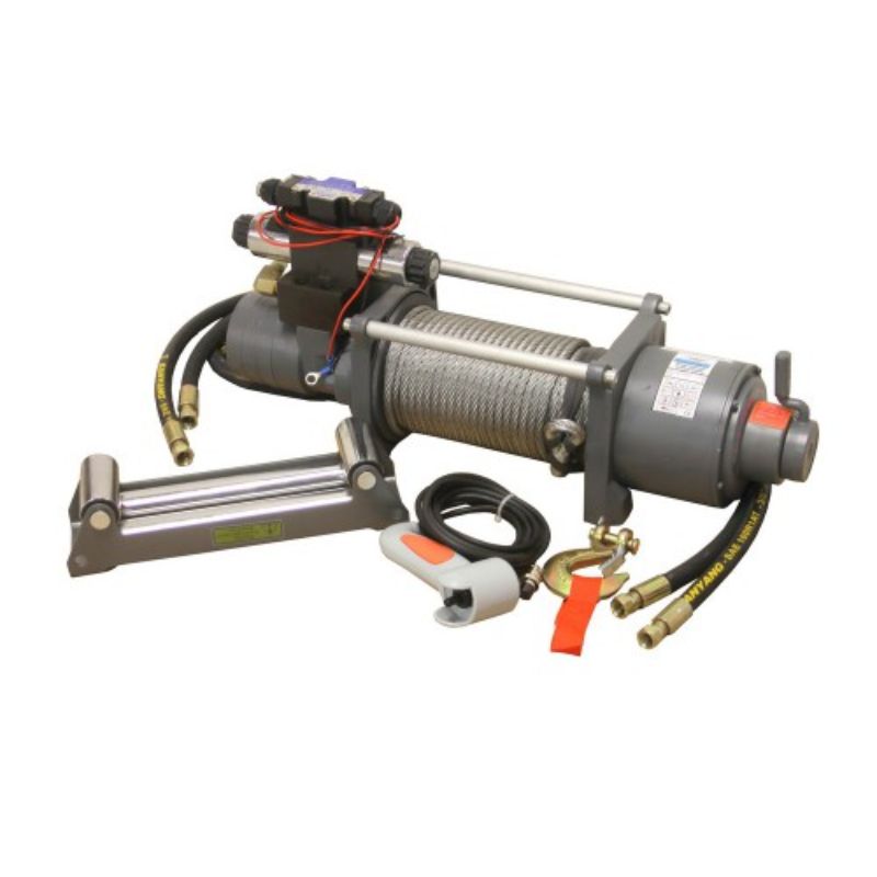 Хидравлична лебедка с дистанционно, 12v / 24v 3600 кг, 8000lbs