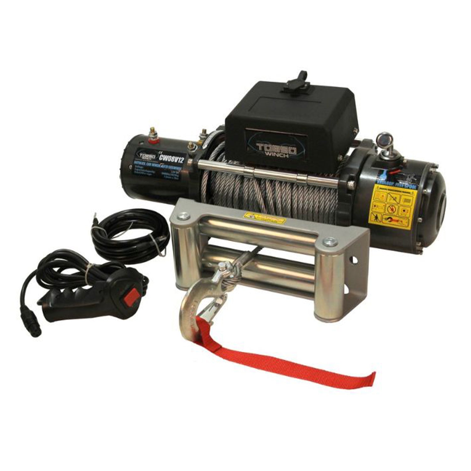 Електрическа лебедка с дистанционно 12V / 24V 3629 кг