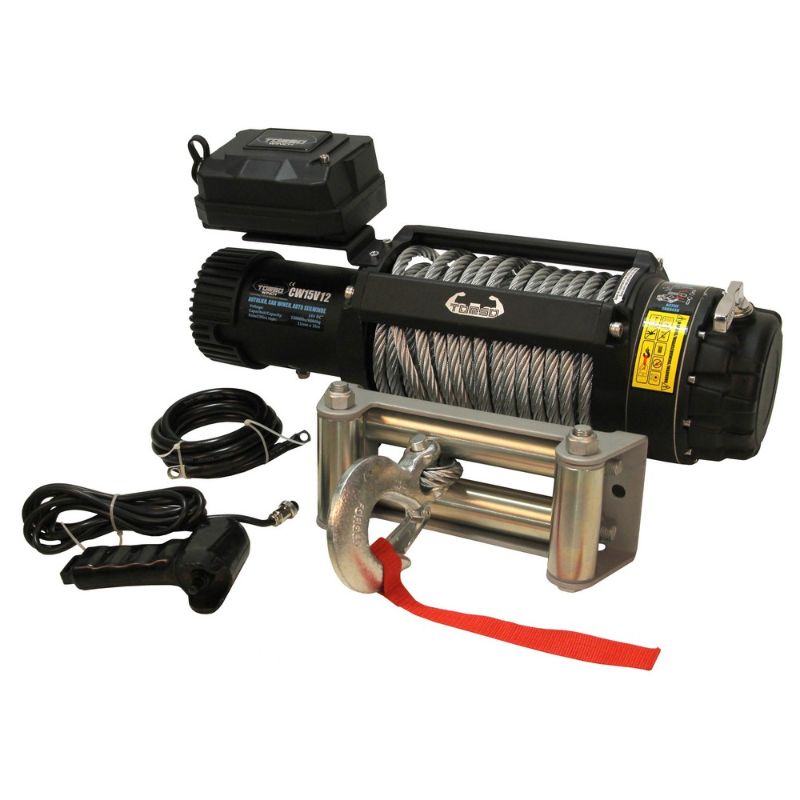 Електрическа лебедка с дистанционно 12V / 24V, 6804 кг