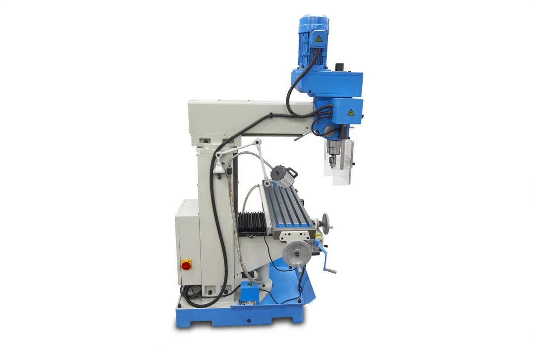 Професионална фрезова и пробивна машина с голяма маса и цифров дисплей BF 60 400V