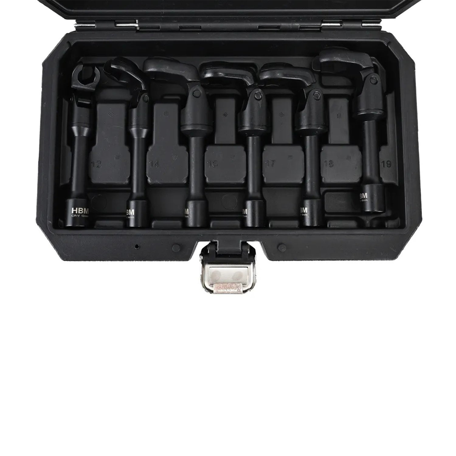 Комплект 6 тръбни ключове 3/8 с шарнир за тръби 12-19 мм HBM