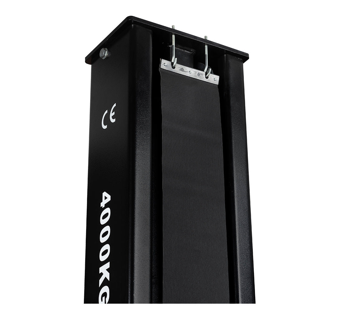 Двуколонен подемник 4 т с електрохидравлично автоматично освобождаване със симетрични рамена 3 сегмента 380V L-240 REDATS