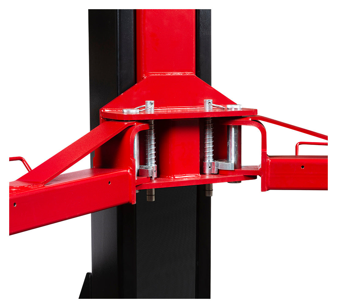 Двуколонен подемник 4 т с електрохидравлично автоматично освобождаване със симетрични рамена 3 сегмента 380V L-240 REDATS