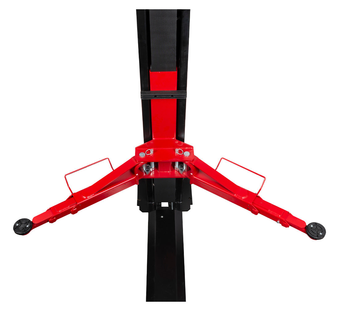 Двуколонен подемник 4 т с електрохидравлично автоматично освобождаване със симетрични рамена 3 сегмента 380V L-240 REDATS