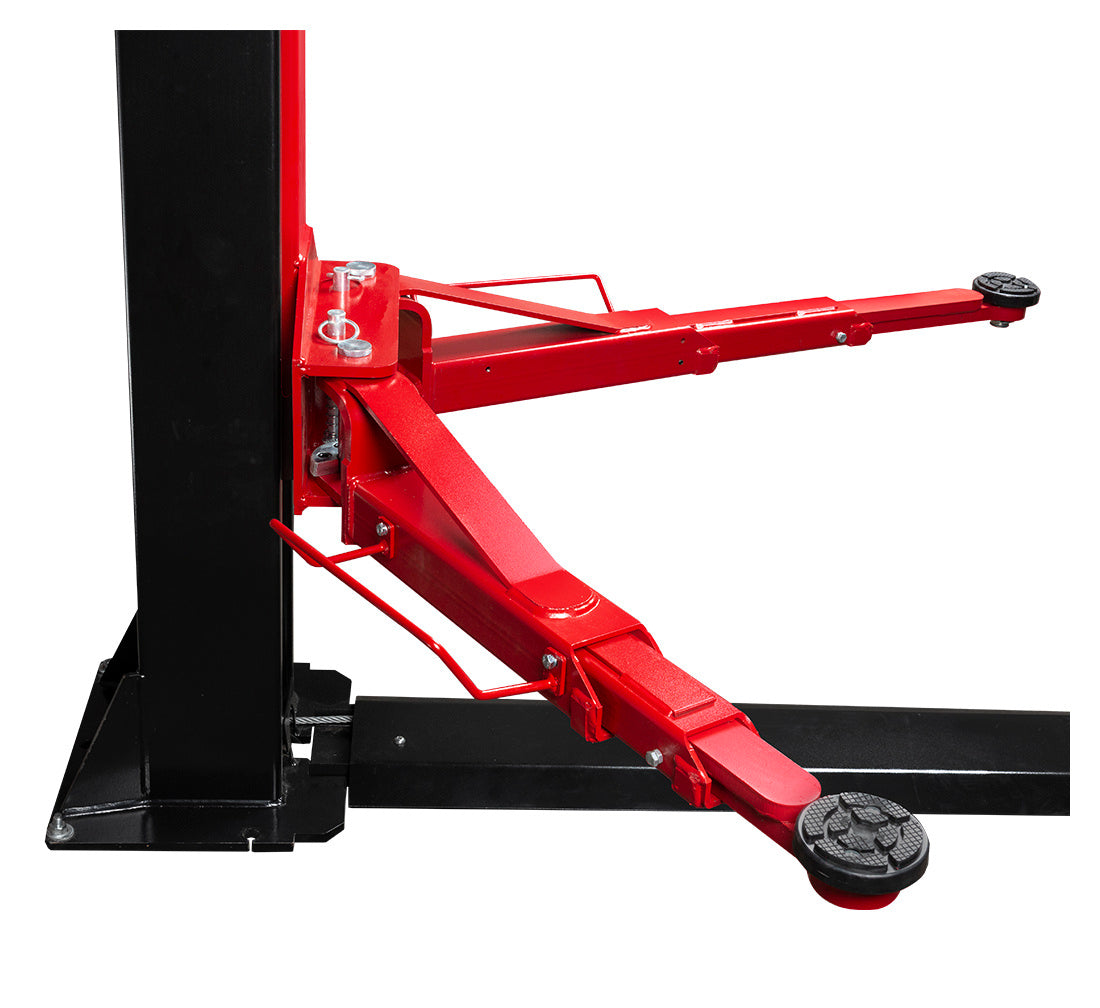 Двуколонен подемник 4 т с електрохидравлично автоматично освобождаване със симетрични рамена 3 сегмента 380V L-240 REDATS