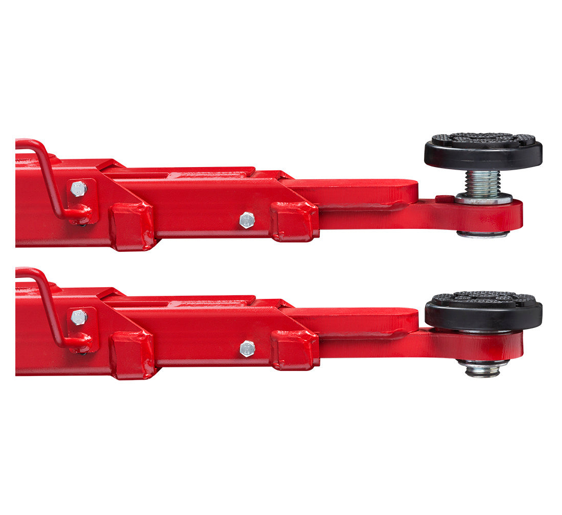 Двуколонен подемник 4 т с електрохидравлично автоматично освобождаване със симетрични рамена 3 сегмента 380V L-240 REDATS