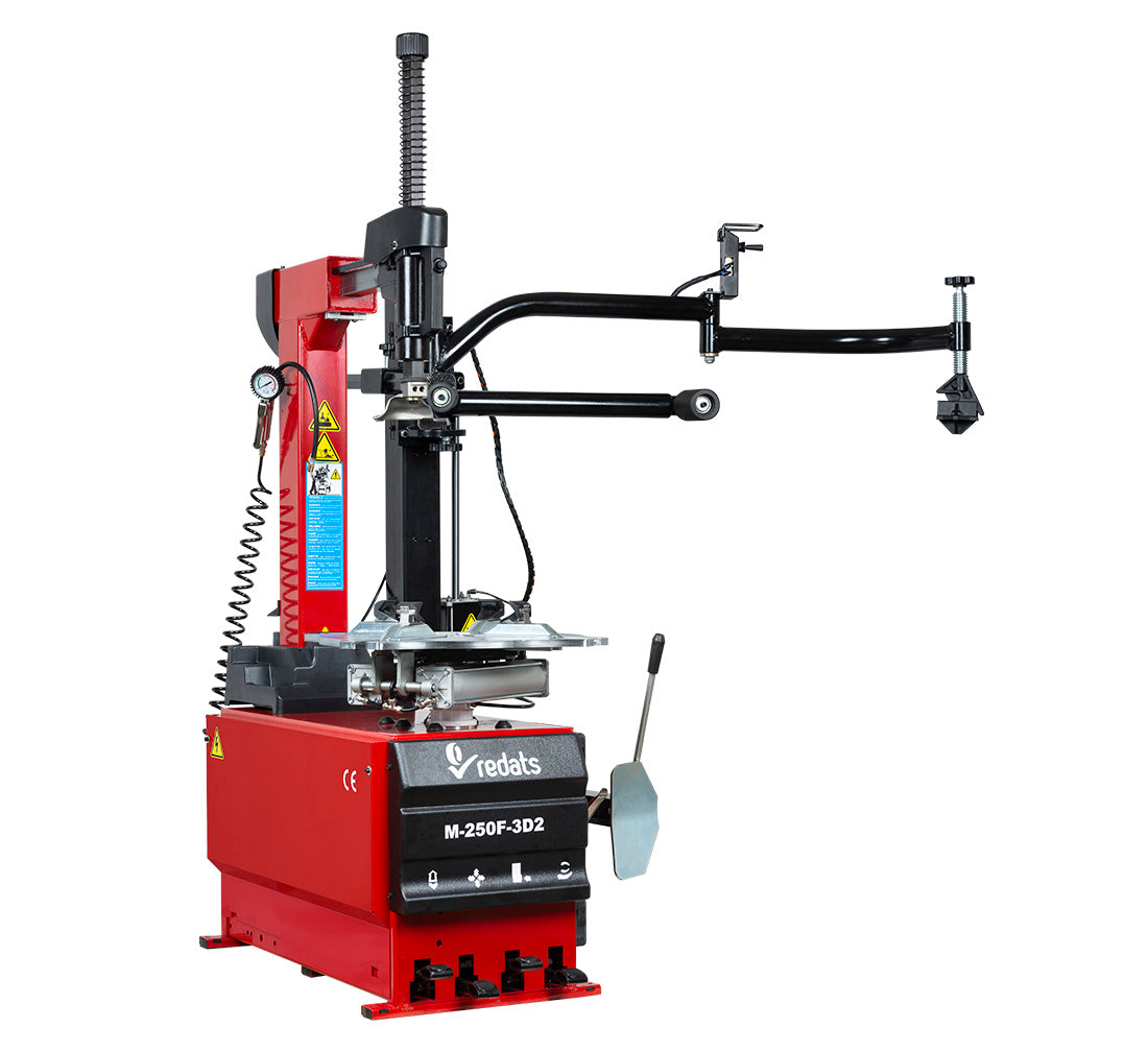 Монтажна машина за гуми с 2 скорости и автоматично рамо RUNFLAT 26'' 230V REDATS