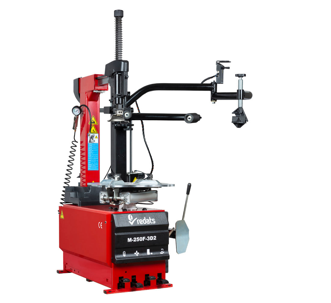 Монтажна машина за гуми с 2 скорости и автоматично рамо RUNFLAT 26'' 230V REDATS