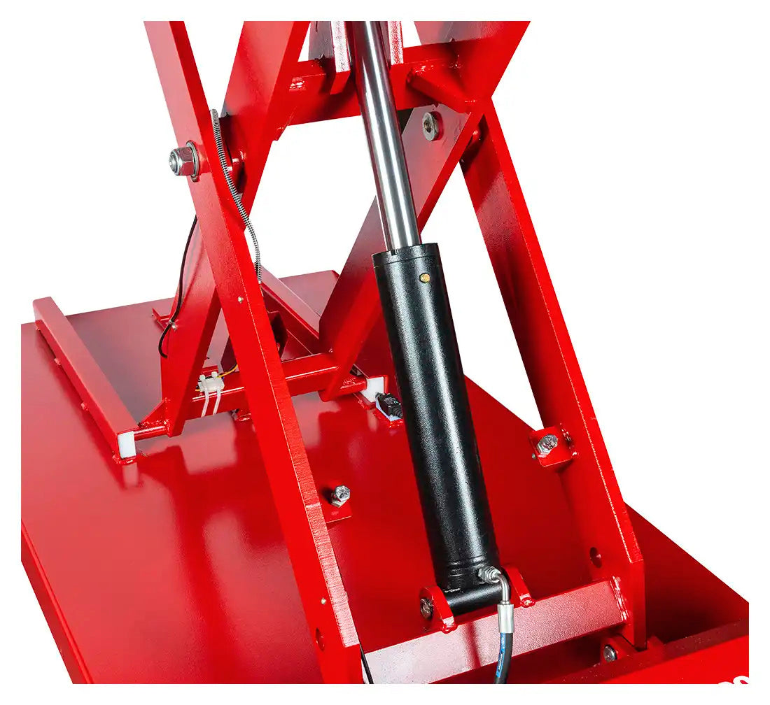 Хидравлична количка с маса за вдигане и сваляне на акумулатори за електрически коли 1200 кг LE-220 REDATS