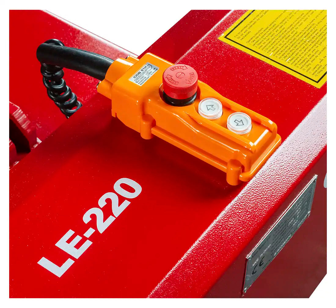 Хидравлична количка с маса за вдигане и сваляне на акумулатори за електрически коли 1200 кг LE-220 REDATS