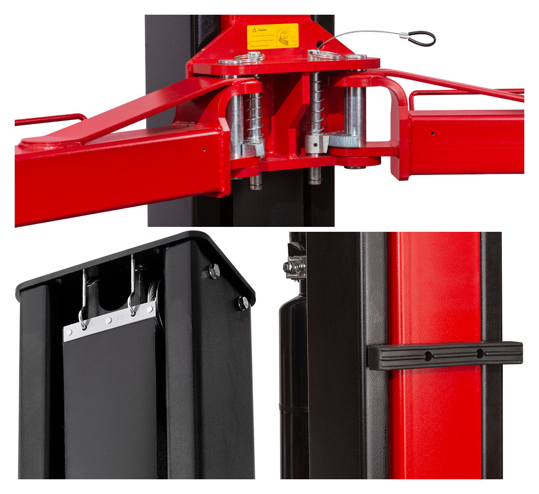 Двуколонен подемник 4.2 т с електрохидравлично ръчно освобождаване 380V REDATS + Безплатно масло