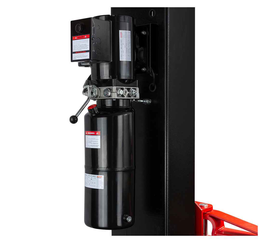 Двуколонен подемник 4.2 т с електрохидравлично ръчно освобождаване 230V REDATS + Безплатно масло