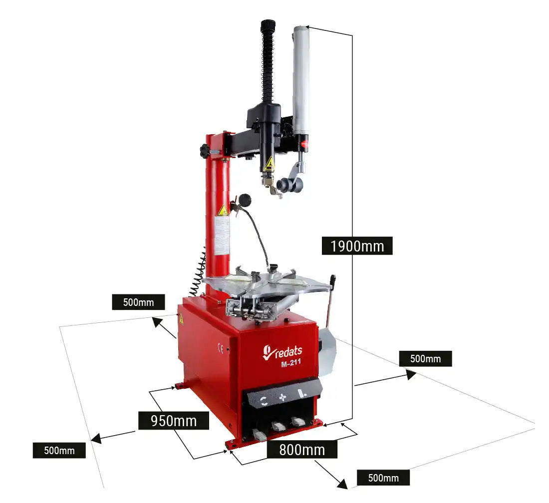 Полуавтоматична машина за монтаж на гуми 24" 380V M-211 REDATS