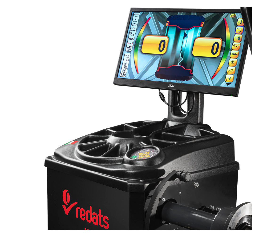 Автоматична машина за баланс на гуми, с лазер 8-35" W-870 REDATS