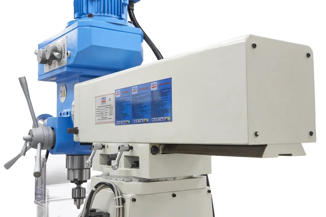 Професионална фрезова и пробивна машина с голяма маса и цифров дисплей BF 60 400V