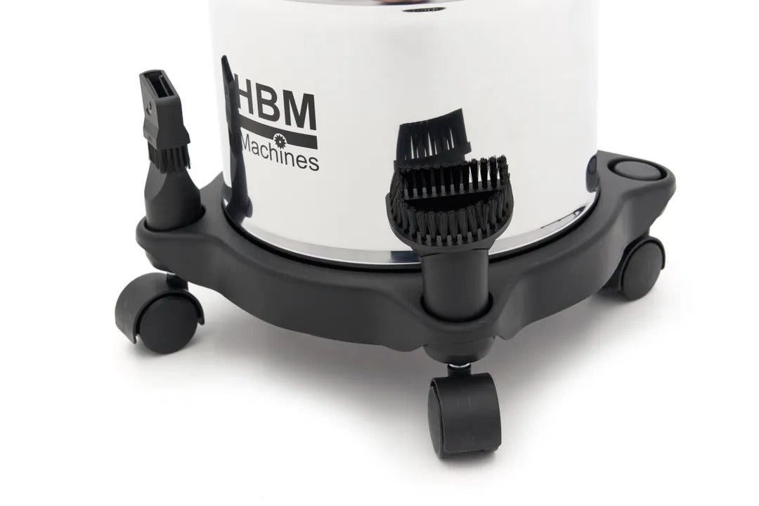 Професионална прахосмукачка за мокро/сухо почистване 1000W 15 л компактен и тих HBM