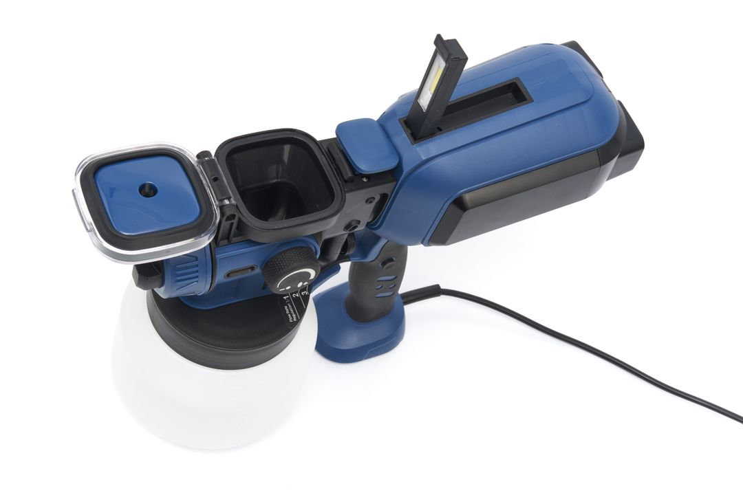 Електрически пистолет за боядисване 550W 1500ML, с LED светлина