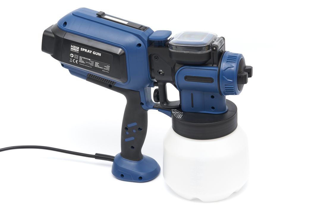 Електрически пистолет за боядисване 550W 1500ML, с LED светлина