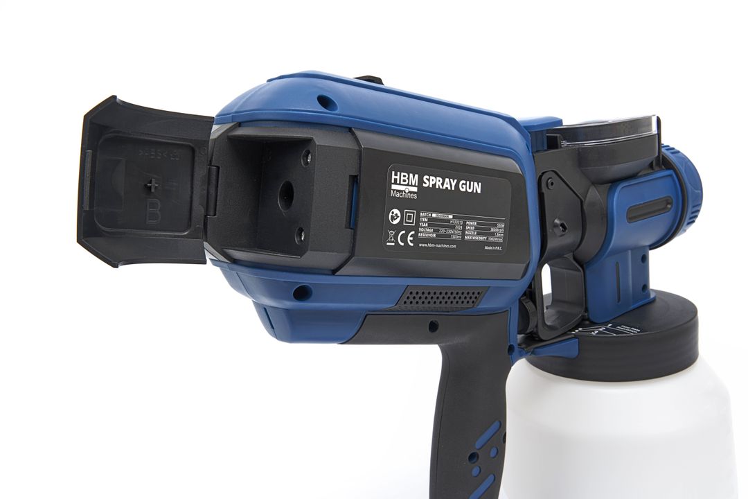 Електрически пистолет за боядисване 550W 1500ML, с LED светлина