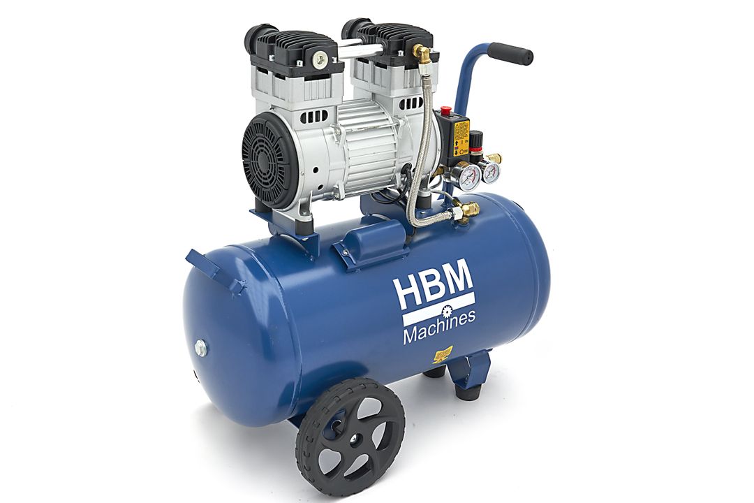 Безшумен компресор, нисък шум, без масло 50 л 1500W