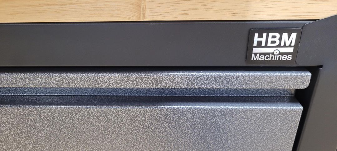 Комплект професионални метални мебели за сервиз 420 см - 13 части с LED и масивен дървен плот - HBM Холандия