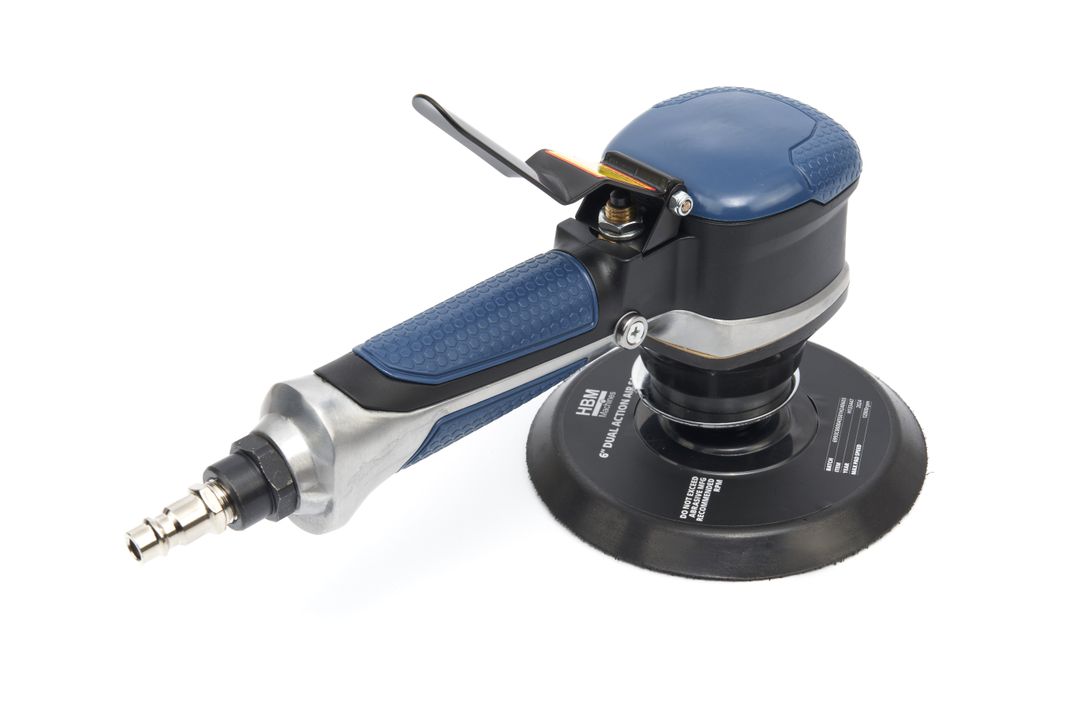 Пневматичен шлайф с регулируема скорост 150 мм HBM