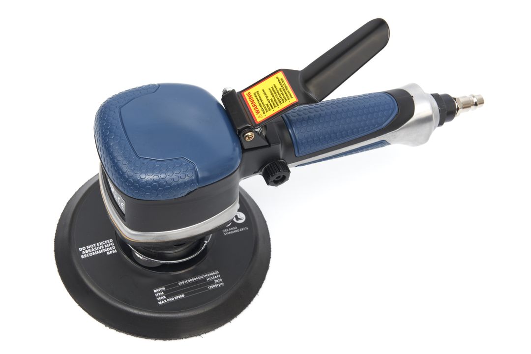 Пневматичен шлайф с регулируема скорост 150 мм HBM