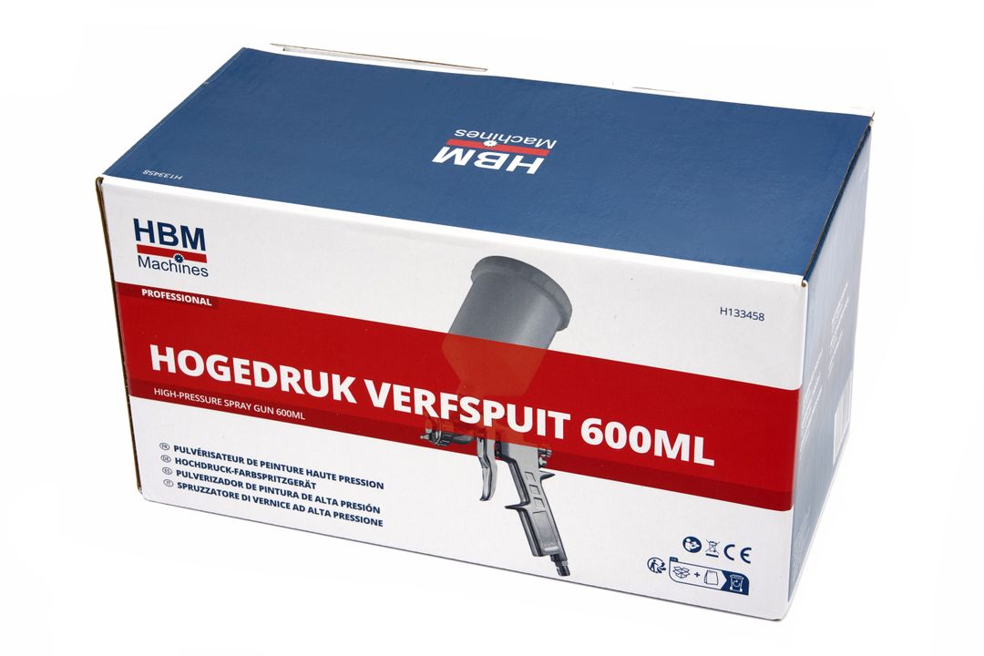 Пистолет за боядисване под високо налягане 600 мл HBM