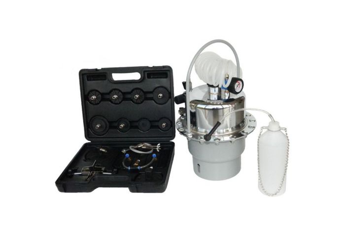 Устройство за смяна на спирачна течност с адаптери