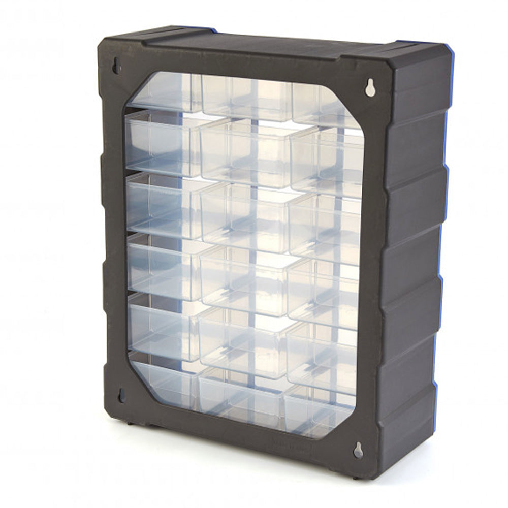 Пластмасова кутия - органайзер за съхранение с 18 чекмеджета