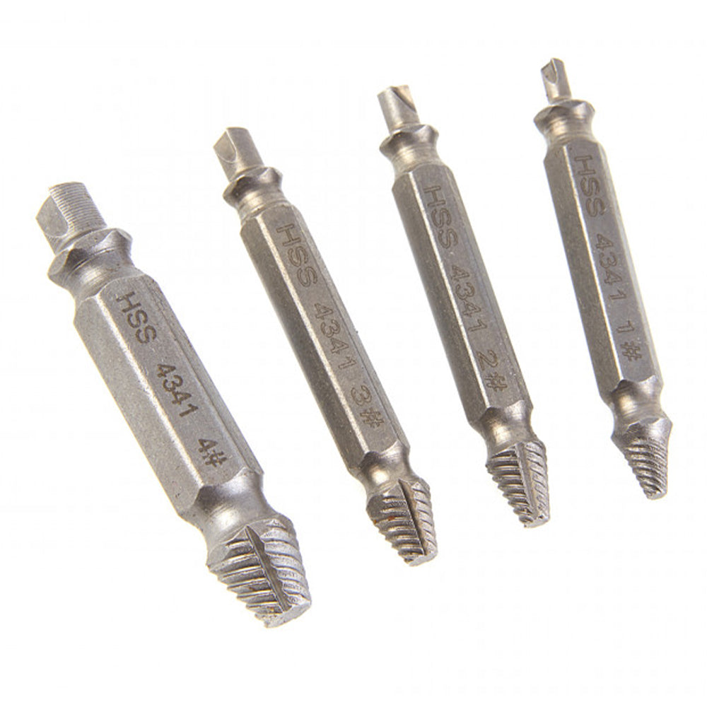 Комплект 4 екстрактора за износени и скъсани винтове НВМ