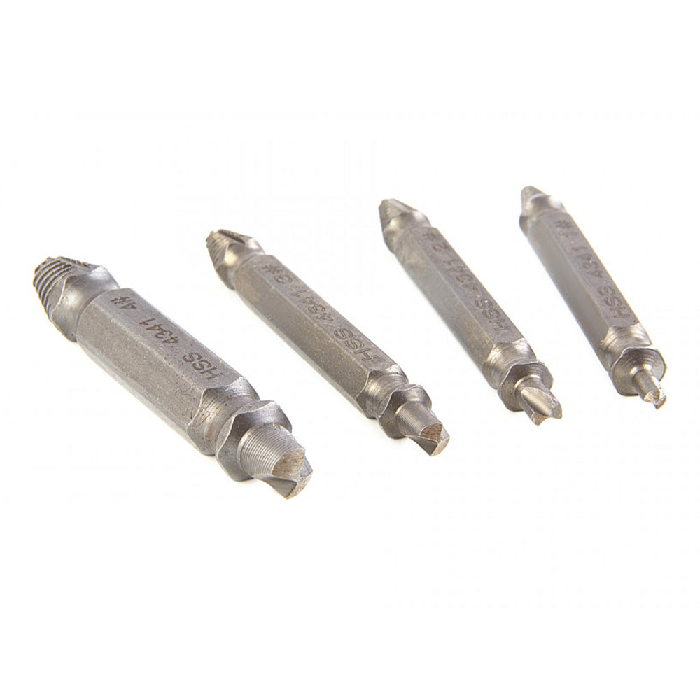 Комплект 4 екстрактора за износени и скъсани винтове НВМ