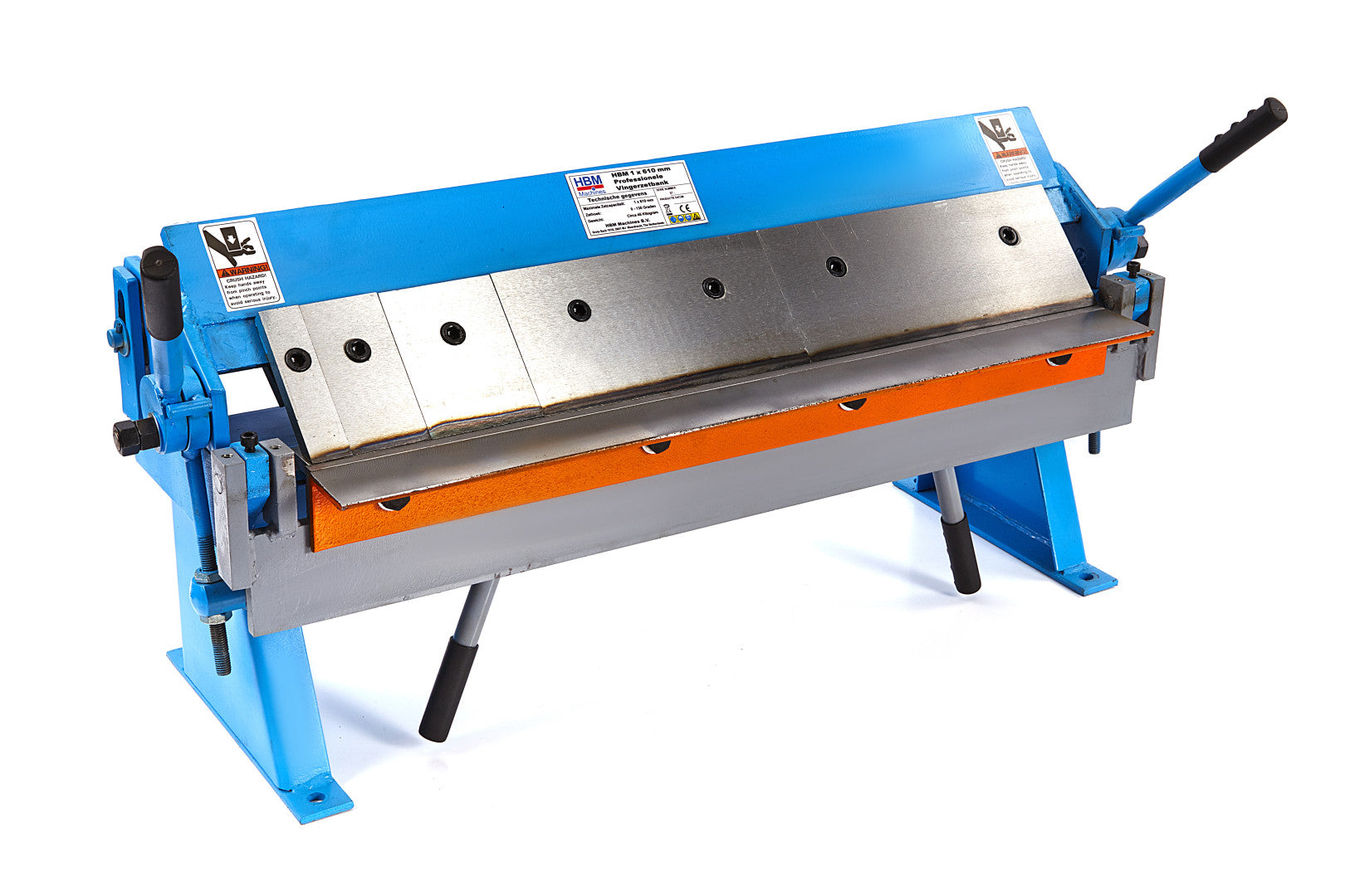 Ръчен абкант със сегментна плоча за огъване на ламарина 610 х 1 мм