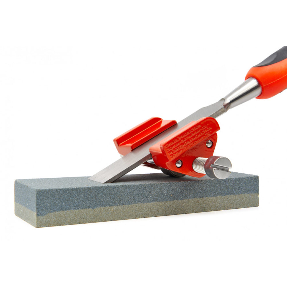 Комплект 8 професионални длета с камък за заточване и аксесоари за заточване