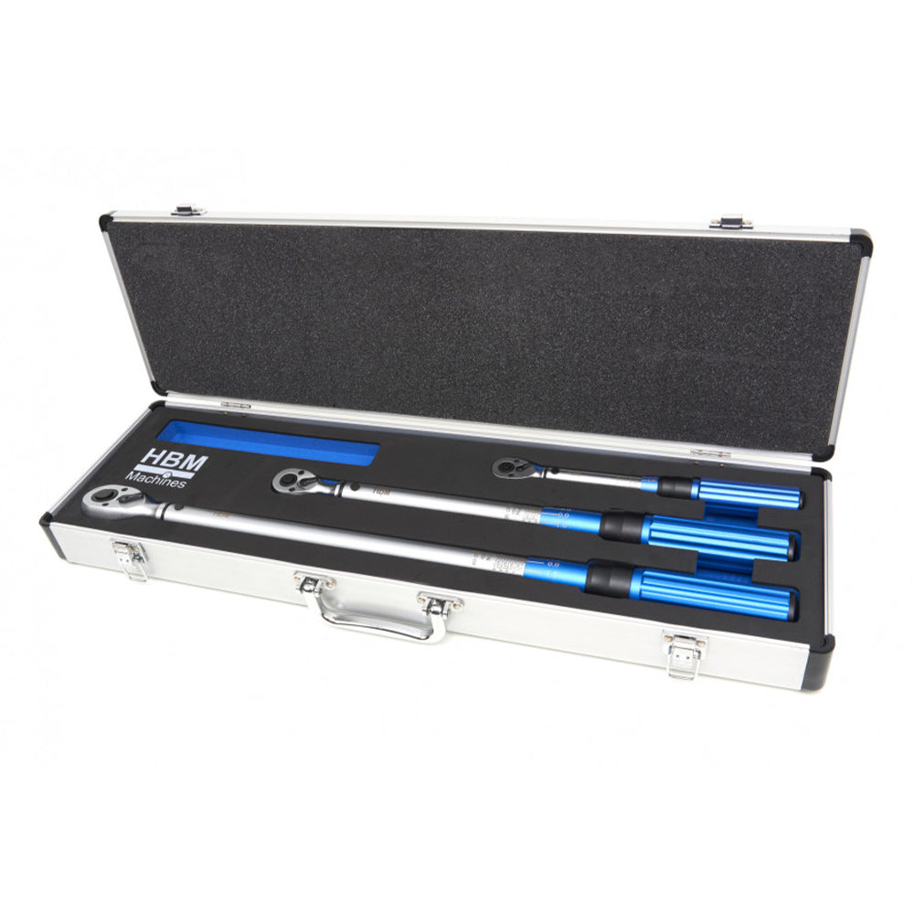 Комплект професионални динамометрични ключове 5 - 330Nm 3 части HBM