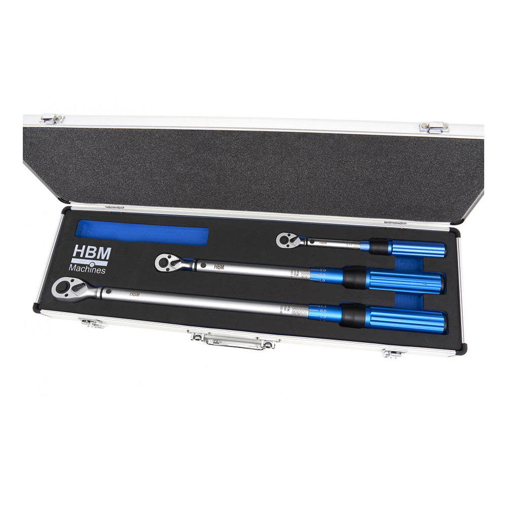 Комплект професионални динамометрични ключове 5 - 330Nm 3 части HBM
