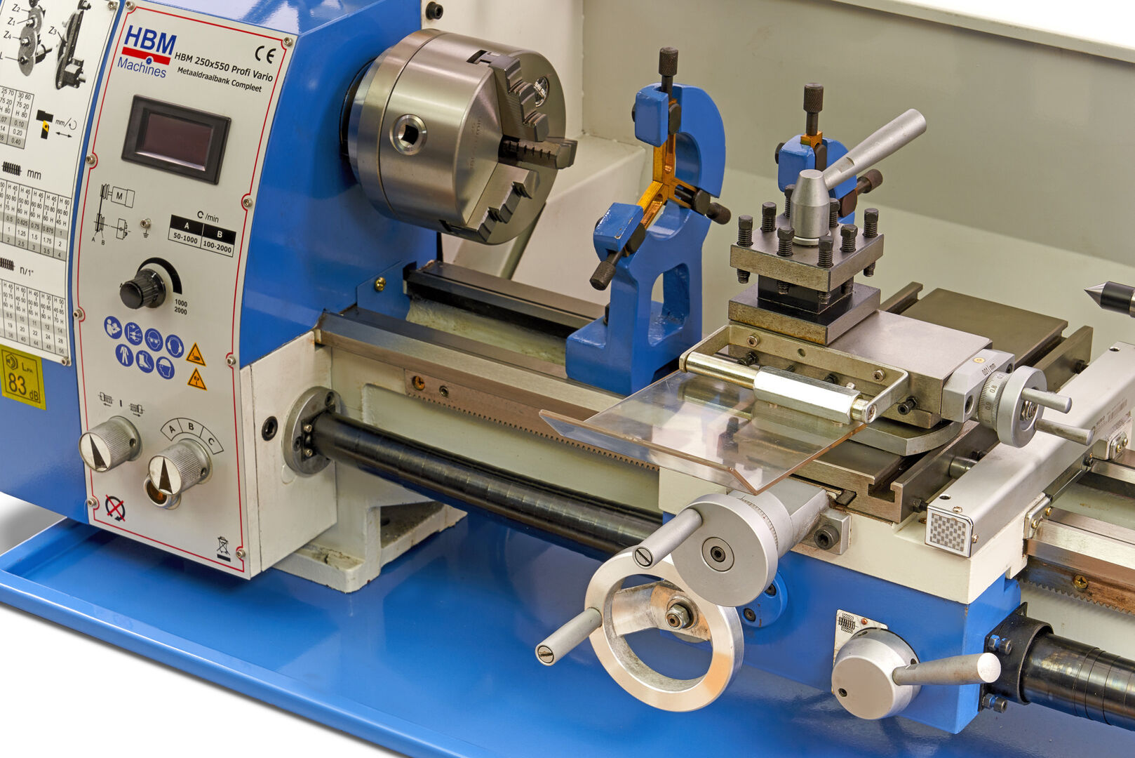 Професионален метален струг 250 х 550 VARIO DRO