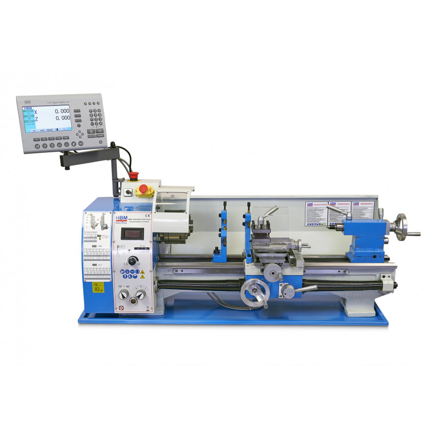 Цялостен струг за метал 250 х 550 VARIO с LCD система за цифрово отчитане