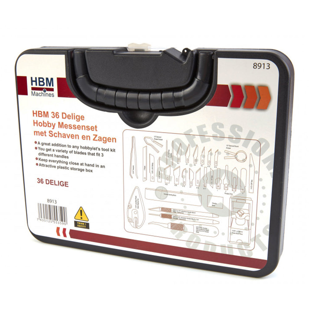 Комплект прецизни ножове за рязане и оформяне 36 части НВМ