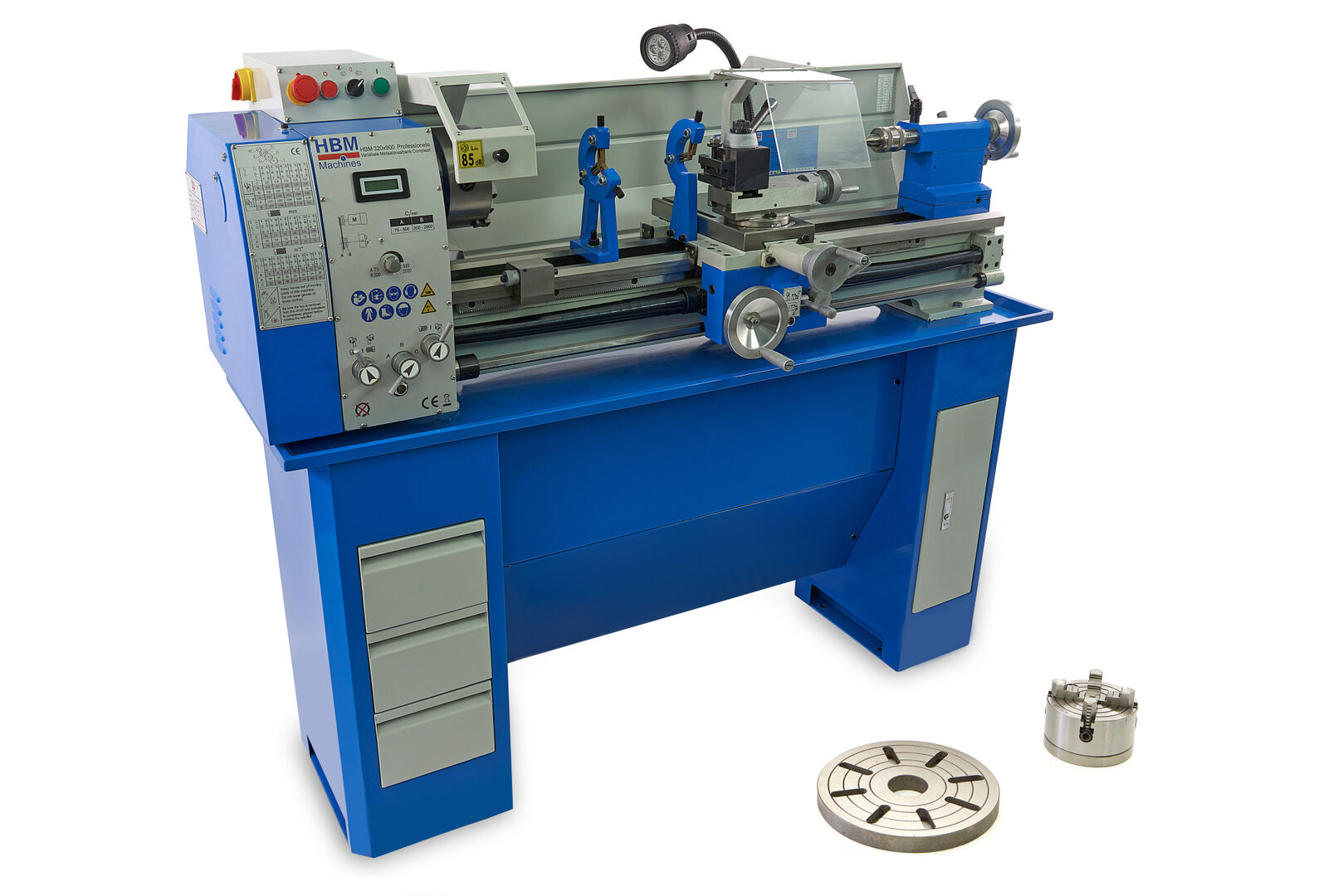 Професионален метален струг HBM 320 х 900