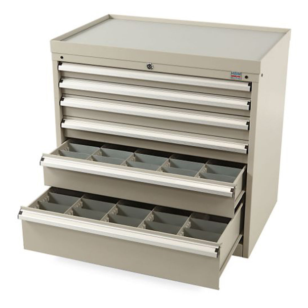 Метален шкаф за инструменти с 6 чекмеджета 80х58х80 см HBM
