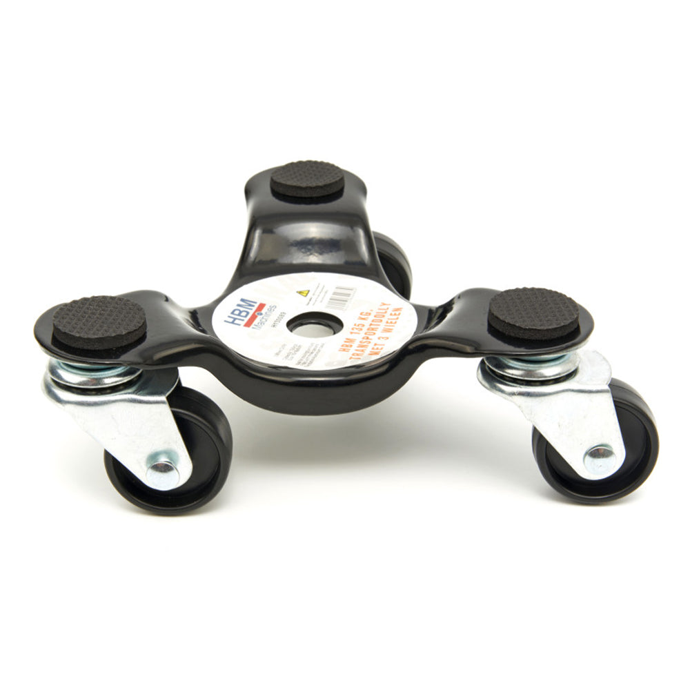 Транспортна платформа с 3 въртящи се колелца 135 кг НВМ