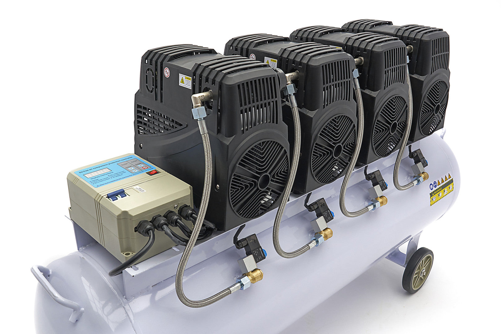 Безшумен компресор с намален шум, без масло 200 л 8 СР НВМ