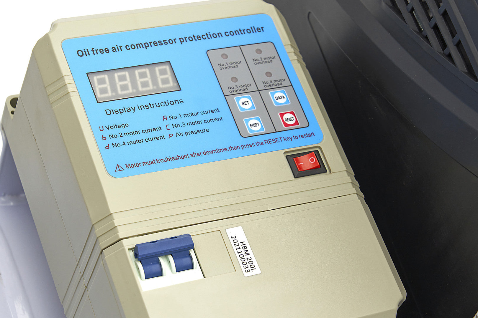 Безшумен компресор с намален шум, без масло 200 л 8 СР НВМ