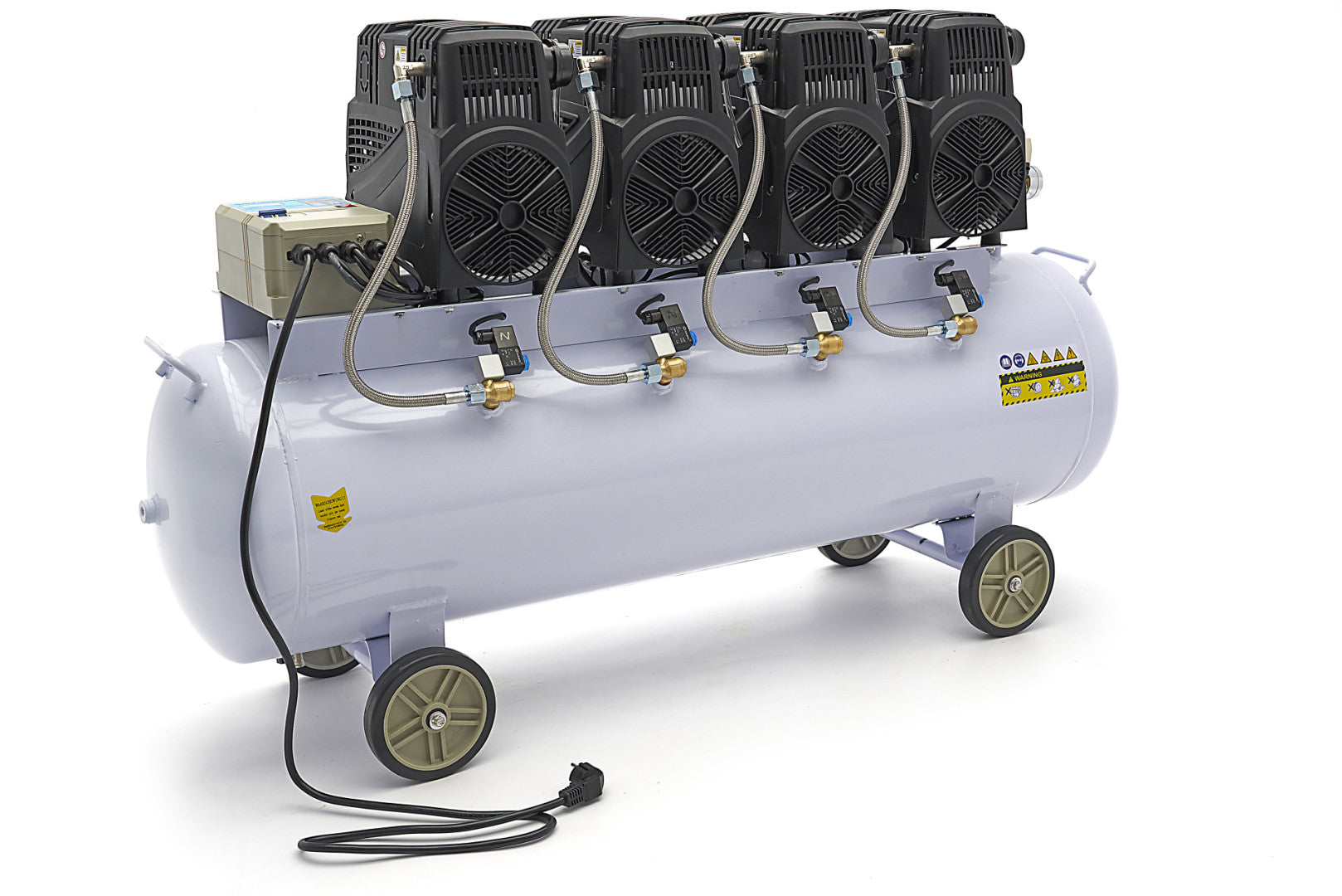 Безшумен компресор с намален шум, без масло 200 л 8 СР НВМ