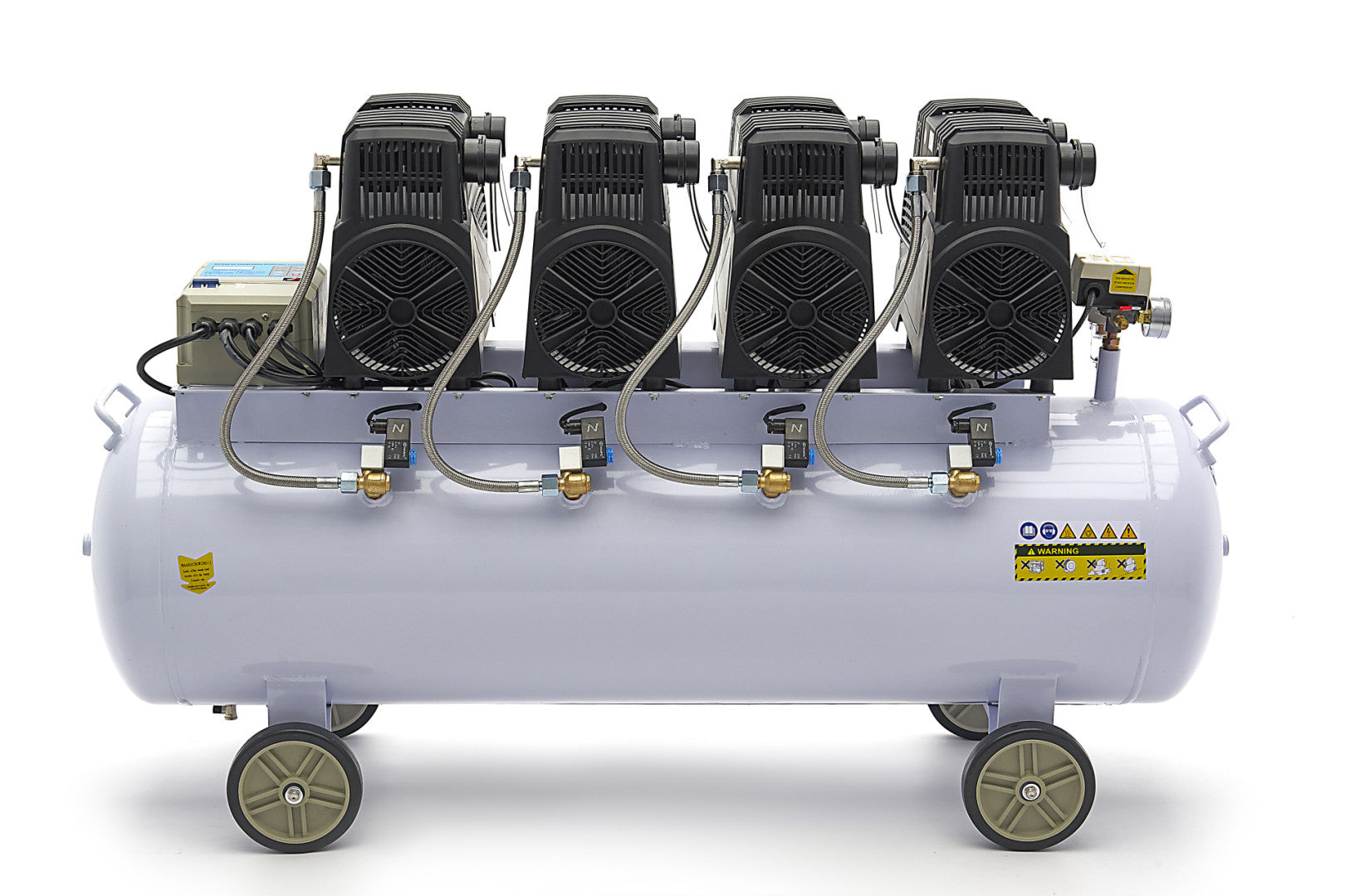 Безшумен компресор с намален шум, без масло 200 л 8 СР НВМ