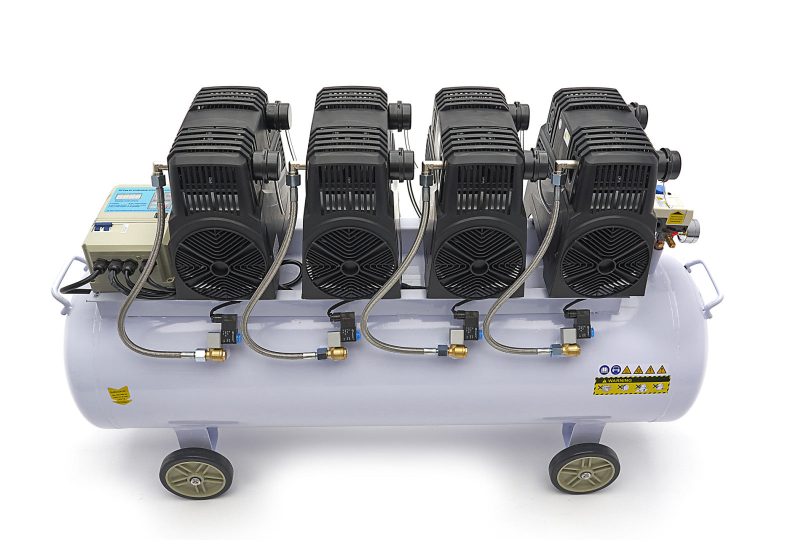 Безшумен компресор с намален шум, без масло 200 л 8 СР НВМ