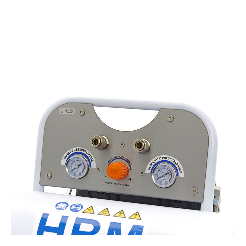 Безшумен компресор, нисък шум, без масло 20 л 750W 60DB HBM